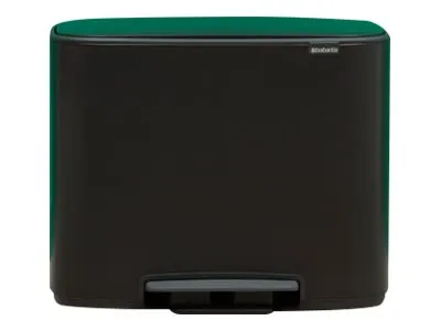 Brabantia Bo - Skraldespand - fliplåg - 34 L - fodpedal - mat sort