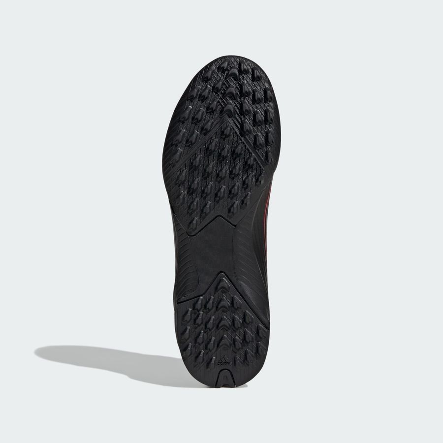 adidas F50 League TF Stealth Victory - Noir/Argenté/Lucid Red Enfant