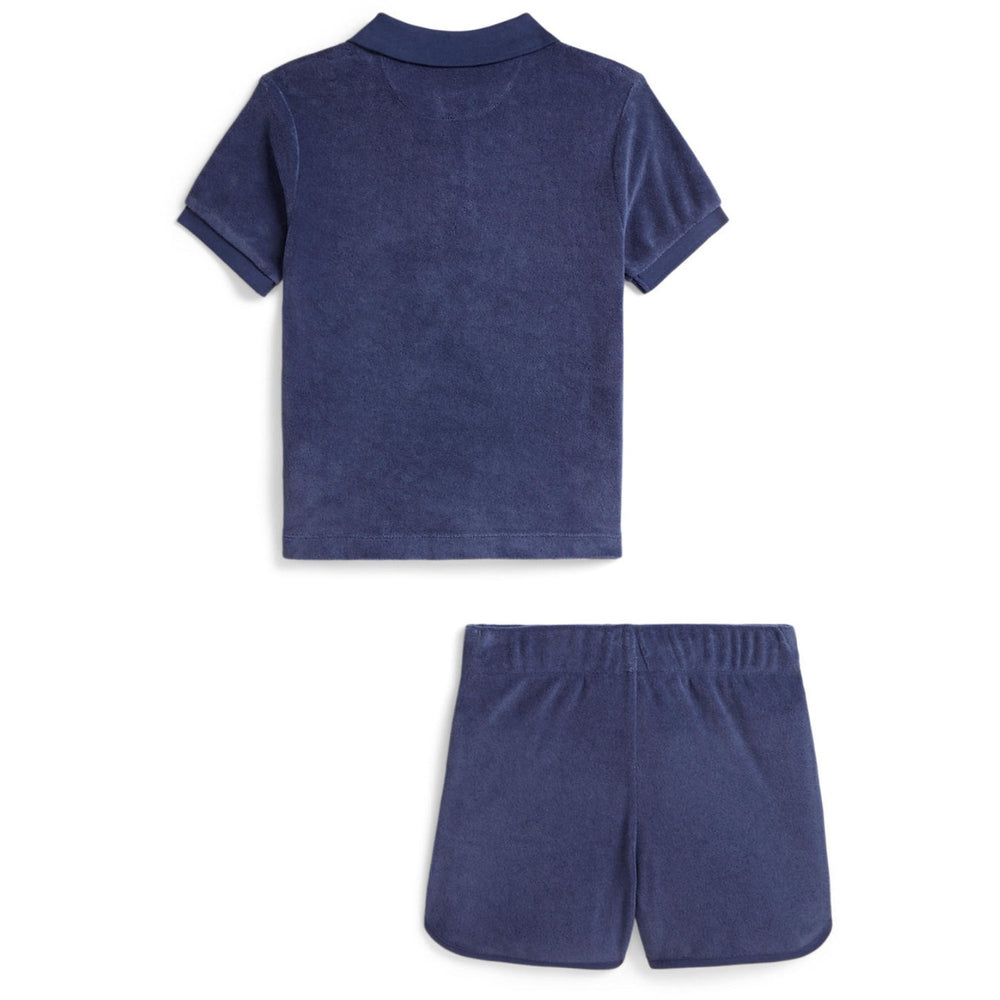Køb Polo Ralph Lauren Light Navy Kort Sæt
