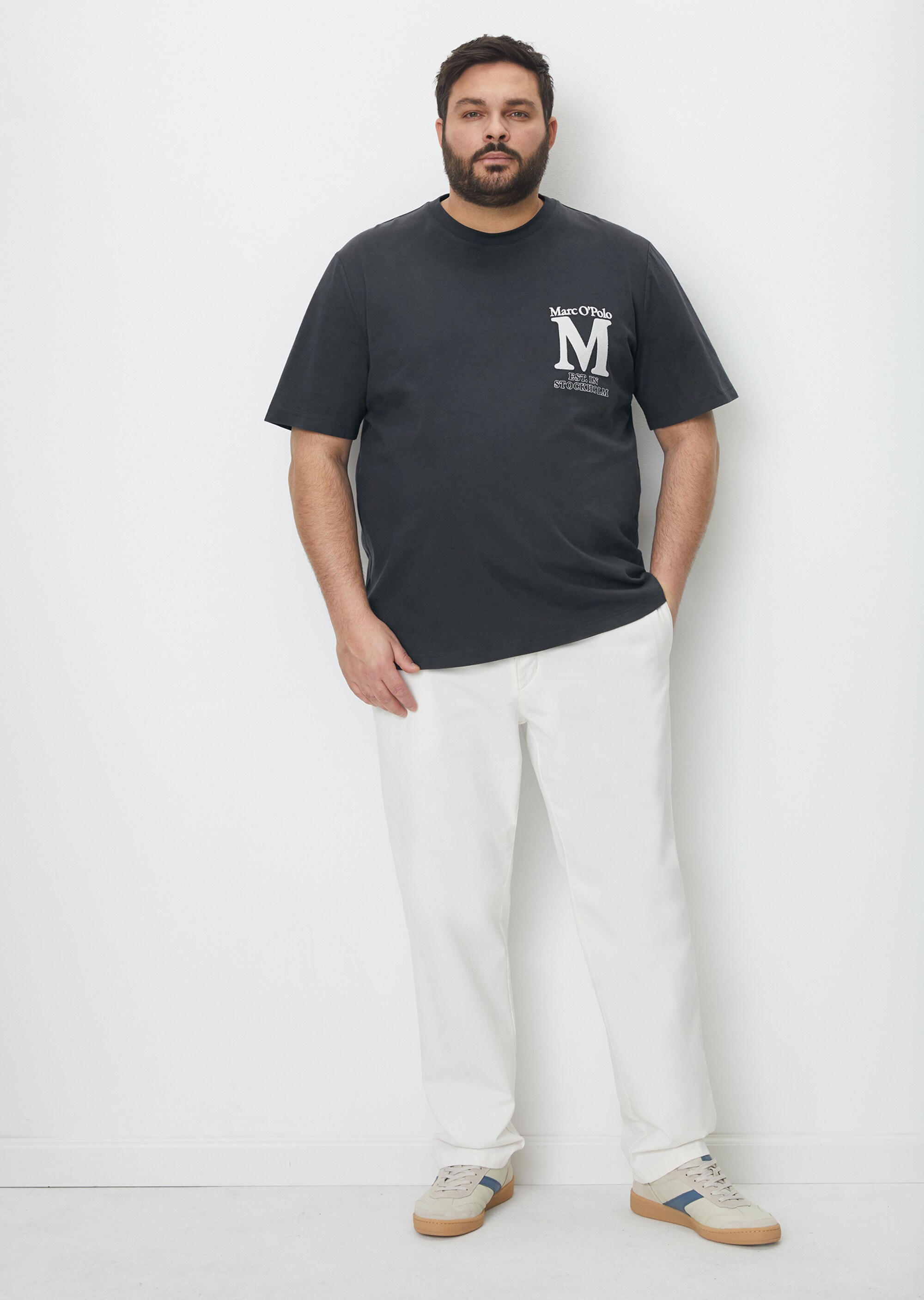 T-Shirt regular aus mittelschwerem Bio-Baumwoll-Jersey