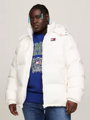 Puffer Alaska com enchimento reciclado e cordão Plus