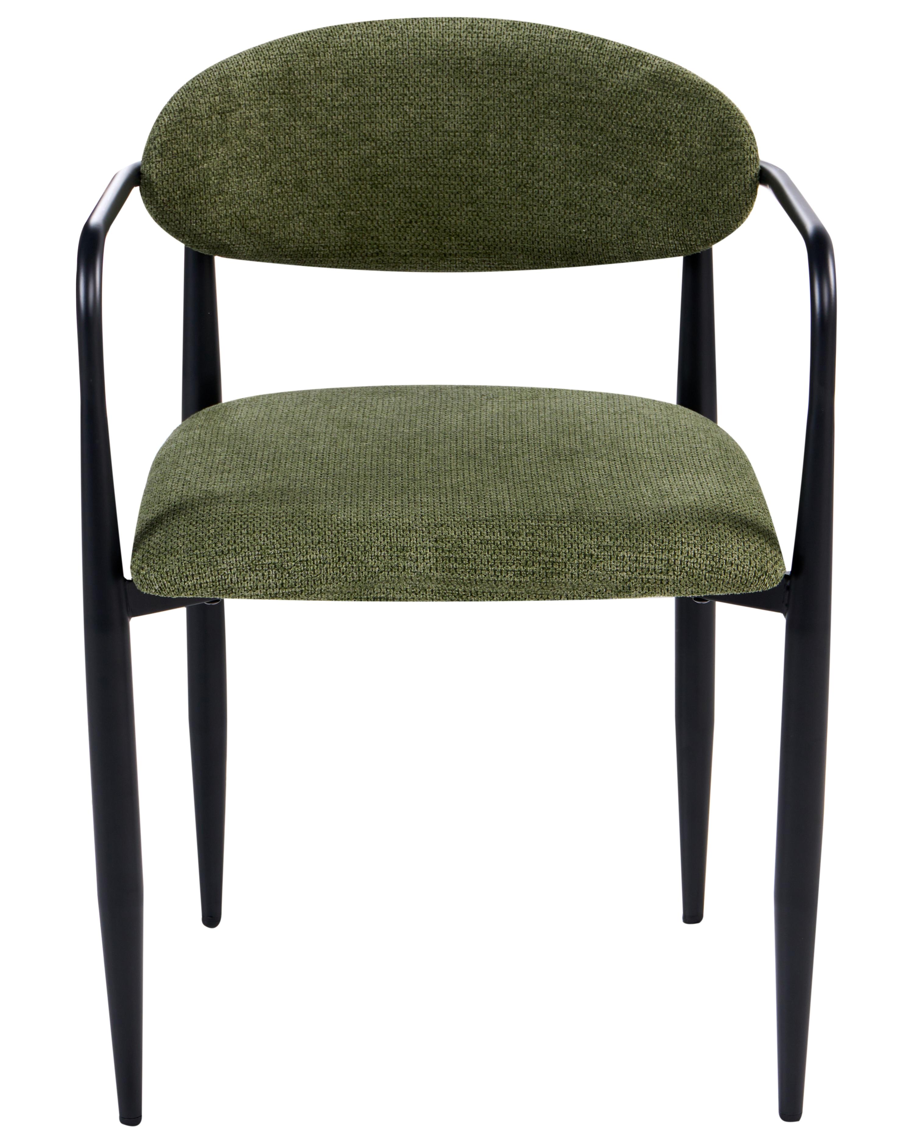 Set van 2 eetkamerstoelen TANEVIK Stof Groen