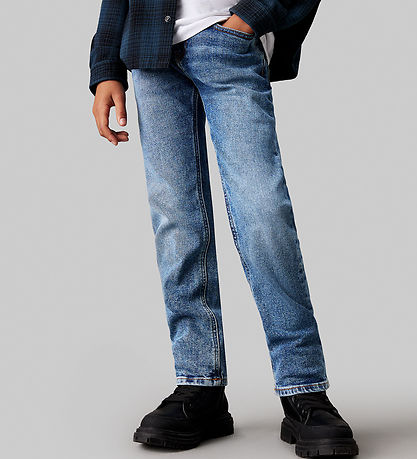 Calvin Klein Jeans - Reg Straight - Gewaschen Blue Hero