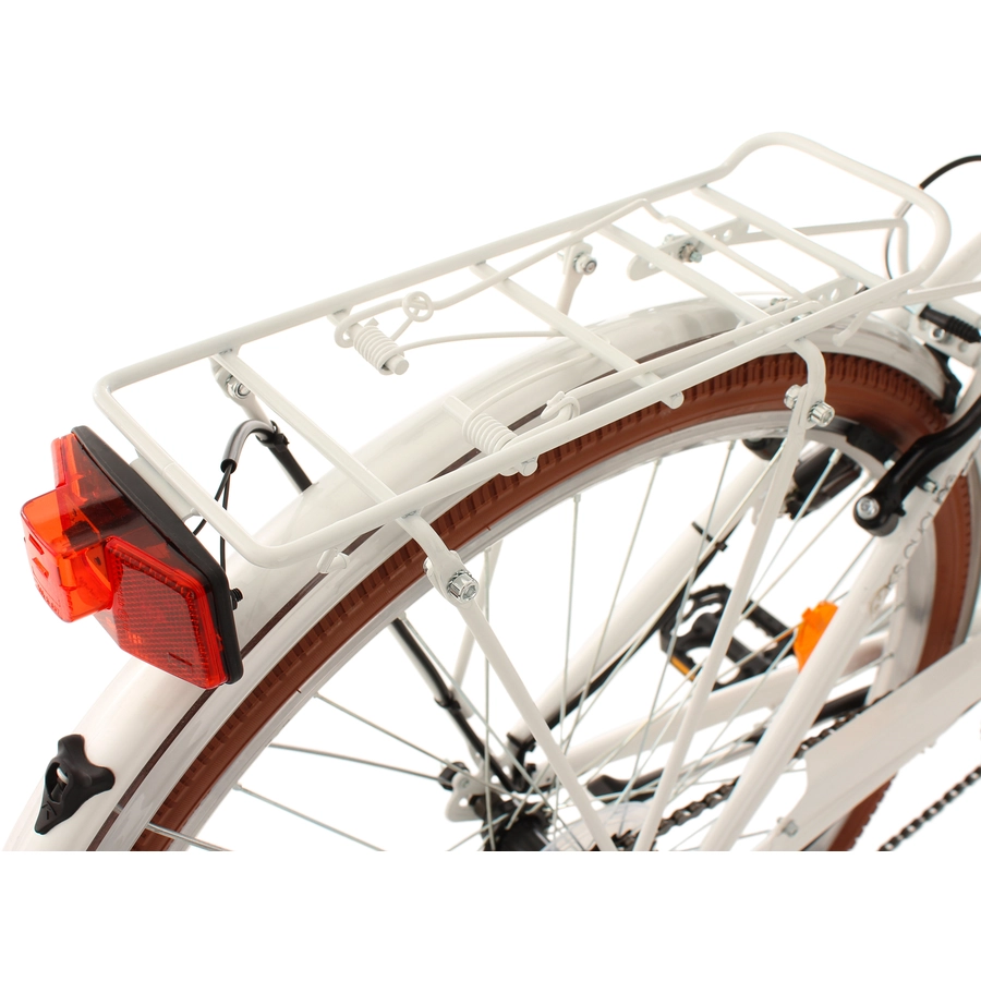 KS Cycling Cityfahrrad 6 Gänge Damenfahrrad Eden 28 Zoll Weiß