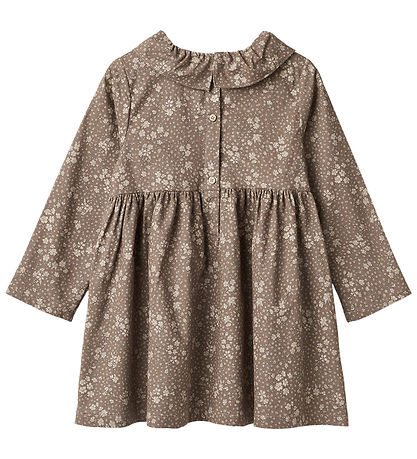 Wheat Kleid - Violetta - Cocoa Brown Blumen