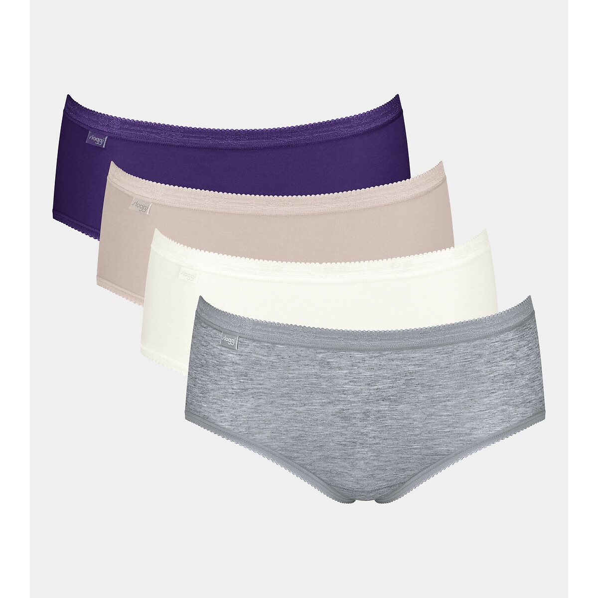 SLOGGI<br>Conjunto de 4 slips Midi Basic+