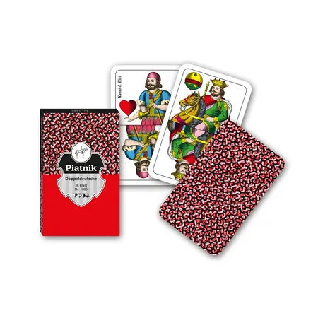 Piatnik Spielkarten Doppeldeutsche Blitz, 36 Blatt