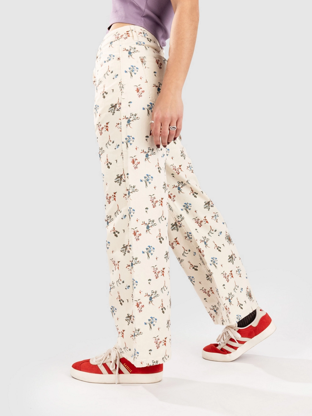 Brixton Margo Cropped 5 Pocket Pants whitecap