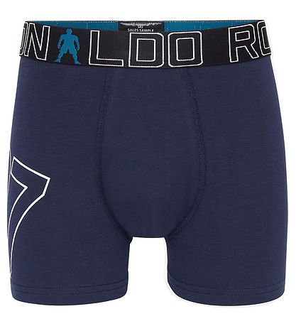 Ronaldo Boxershorts - 5er-Pack - Navy/Grau Meliert/Petroleum m.