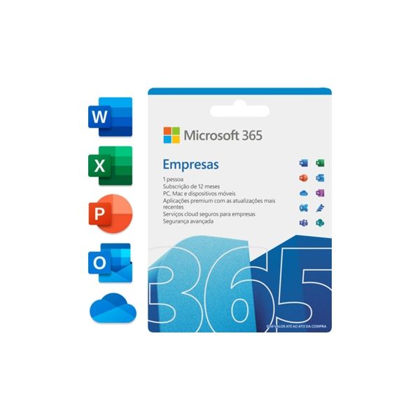 Microsoft Office 365 Empresas PC & Mac 1 Dispositivo 1 Ano