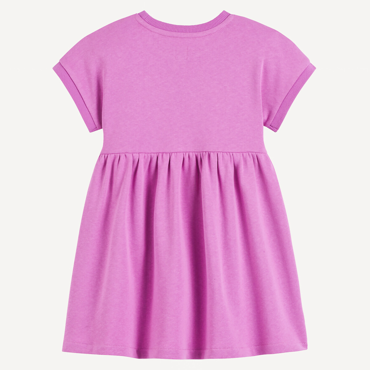 COLEÇÕES LA REDOUTE<br>Vestido de lã polar de manga curta