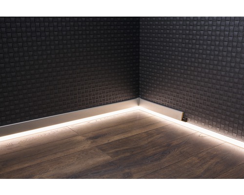 Hoekstuk “LUXline” PET opaal / translucent 22x22mm