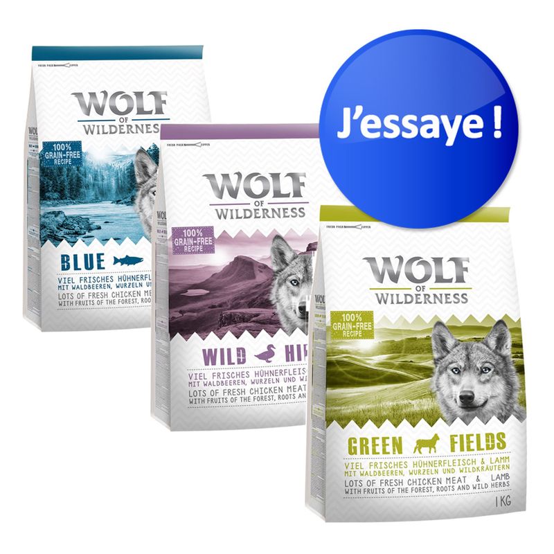 Offre d'essai mixte Wolf of Wilderness Adult