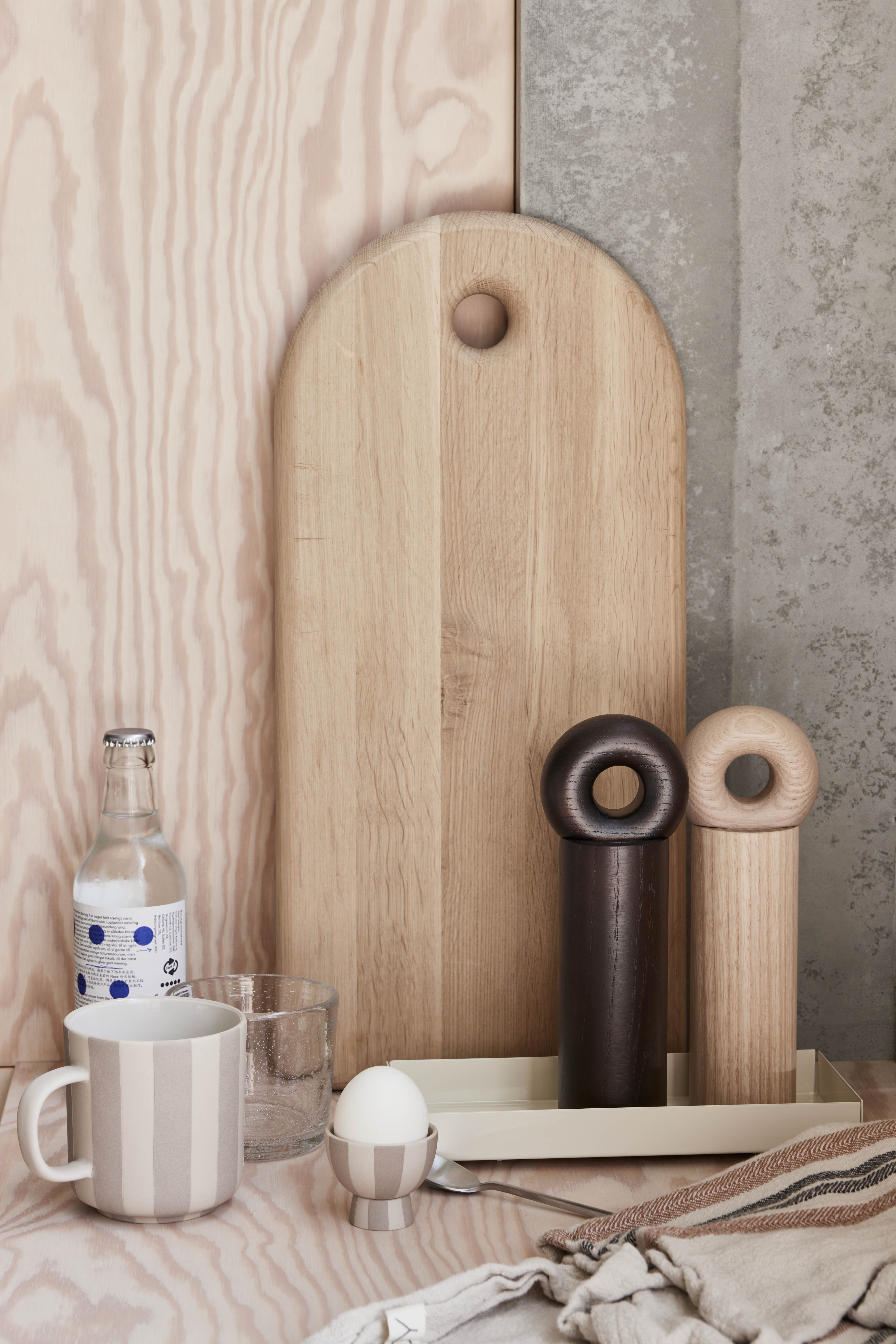 Coquetier en grès | Beige