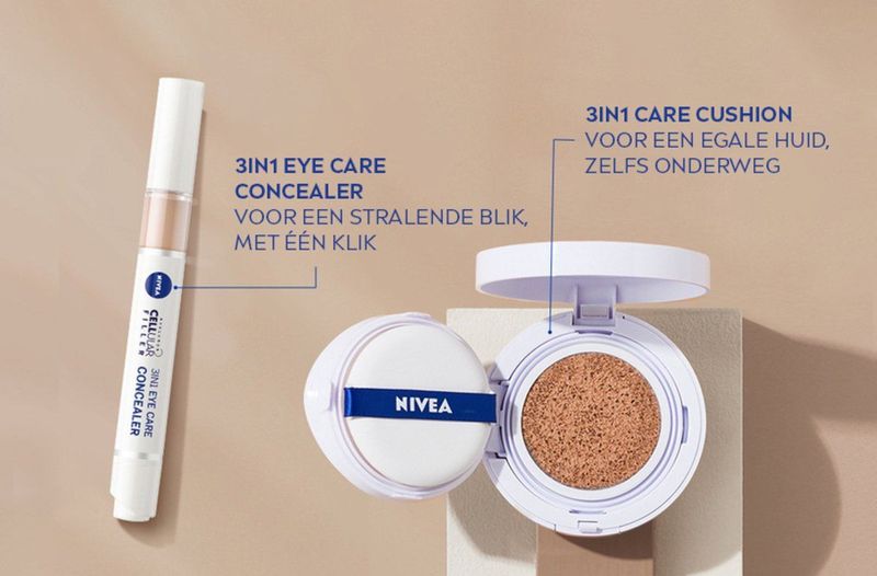 NIVEA Hyaluron Cellular Filler 3in1 Care Cushion â€“ Light