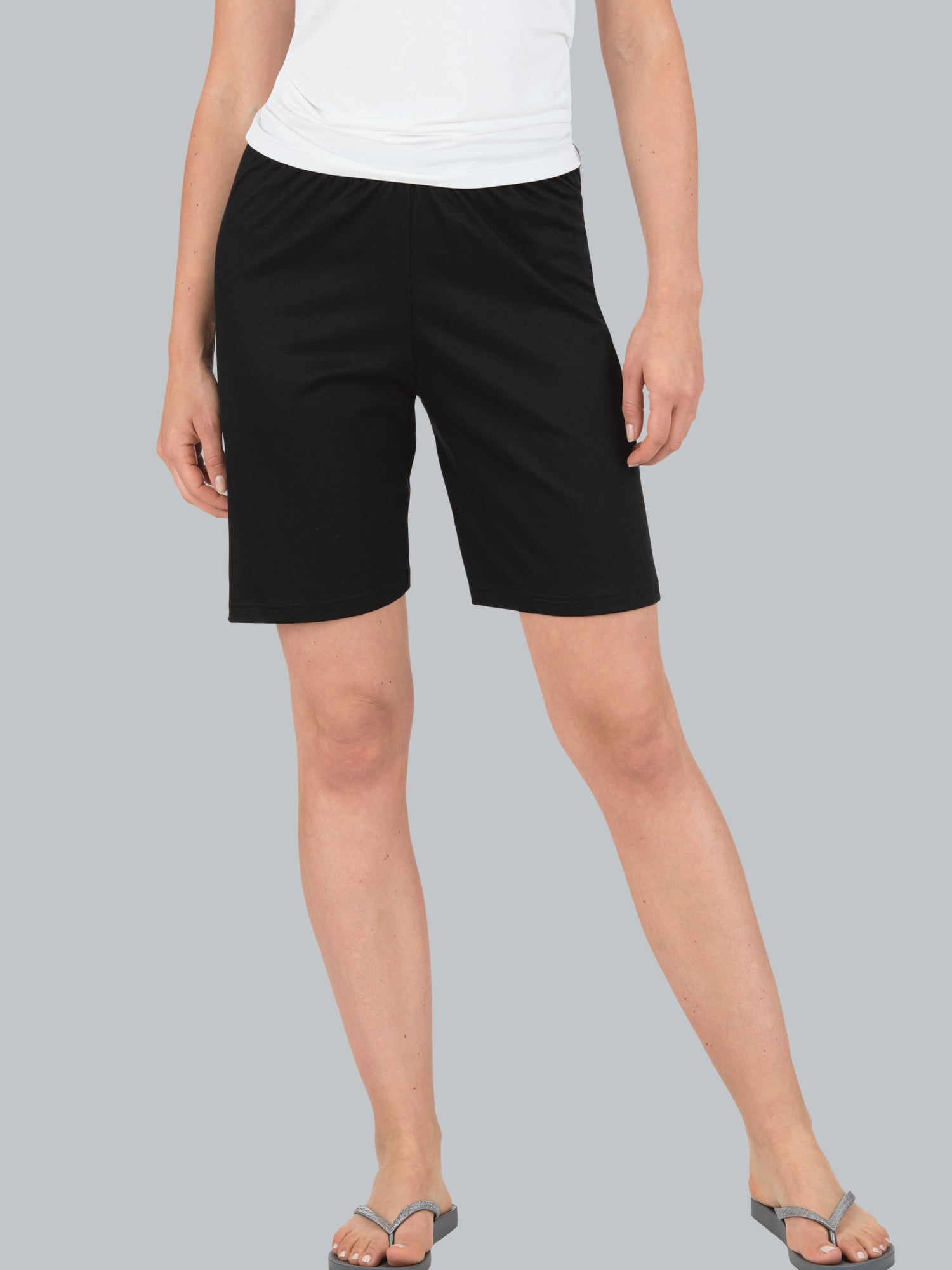 Bermuda aus 100% Baumwolle Schwarz