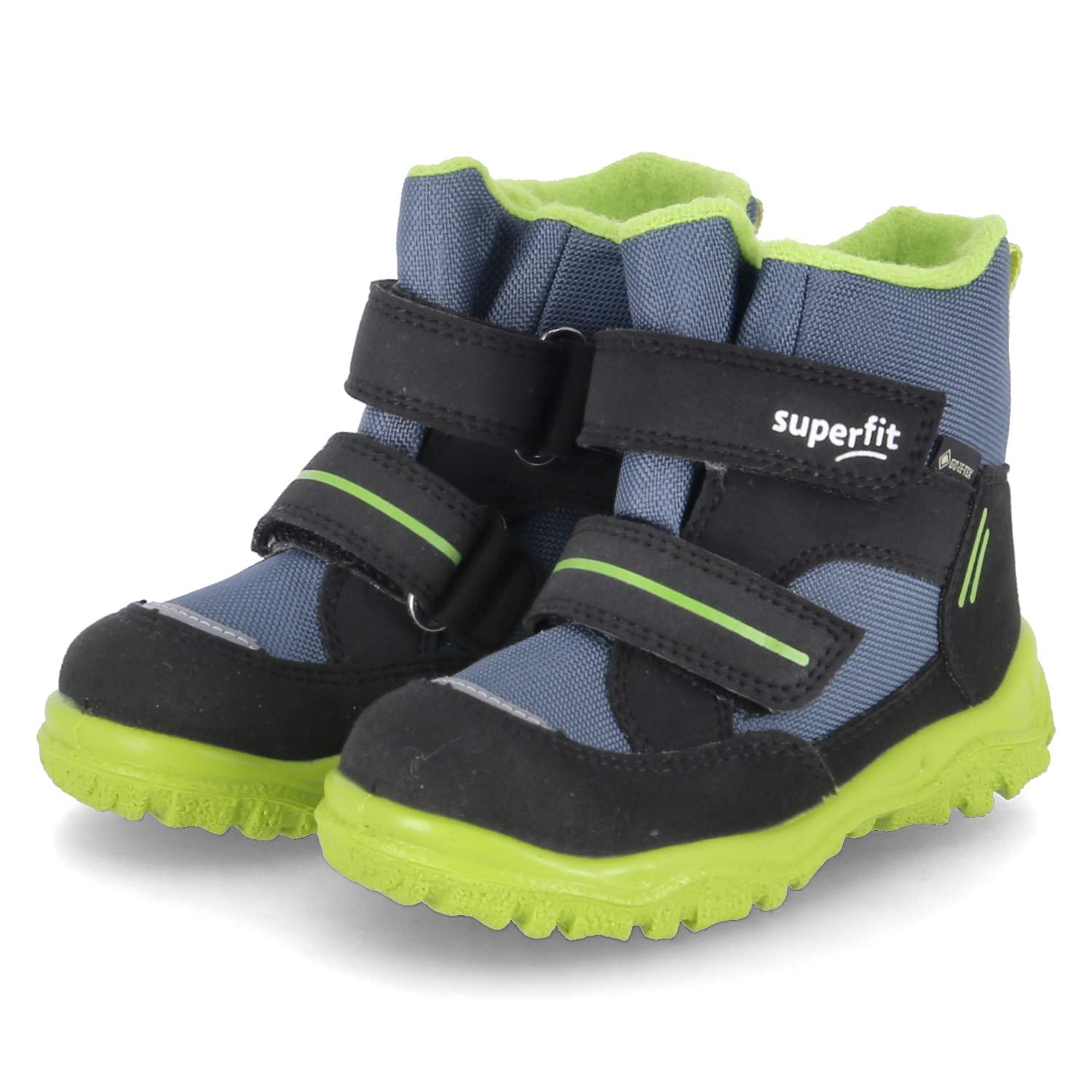 Superfit Winterstiefeletten HUSKY1 - schwarz/hellgrün