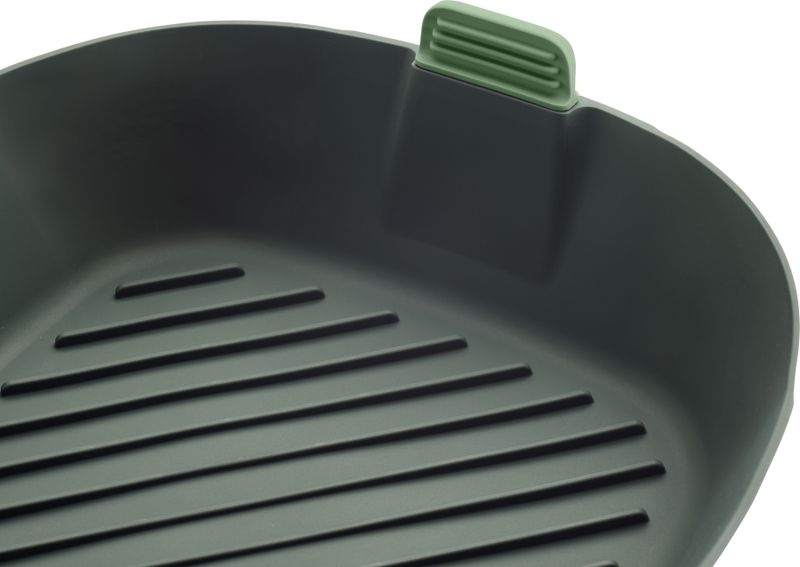 Airfryer Mandje - Zwart - Aanpasbaar Ontwerp - Uitschuifbare Handvatten