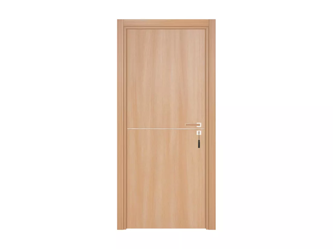 Bloc-porte pose fin de chantier collection Premium Riva, H.204 x l.83 cm, aspect chêne naturel, réversible