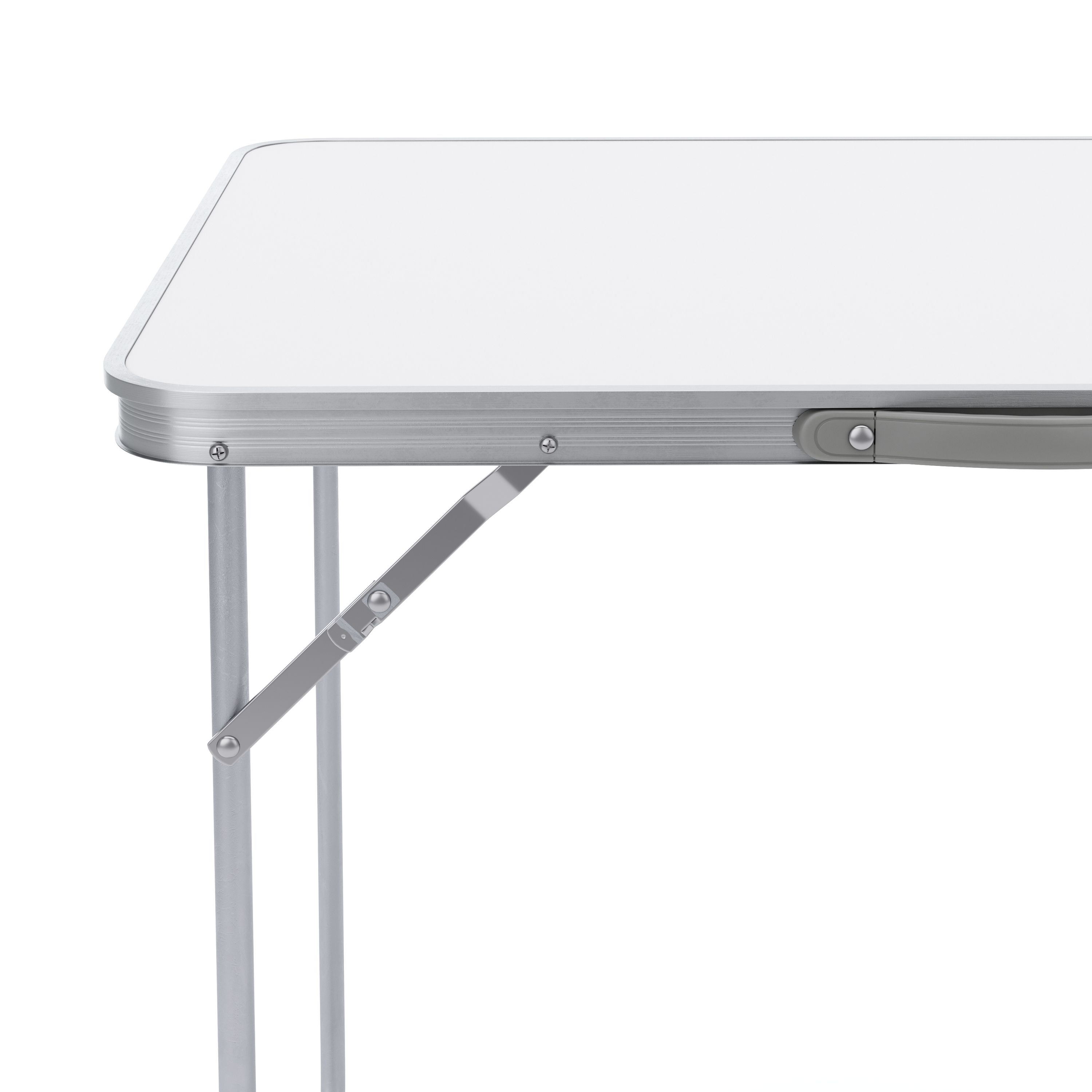 Campingtisch klappbar 80 x 70 cm weiss