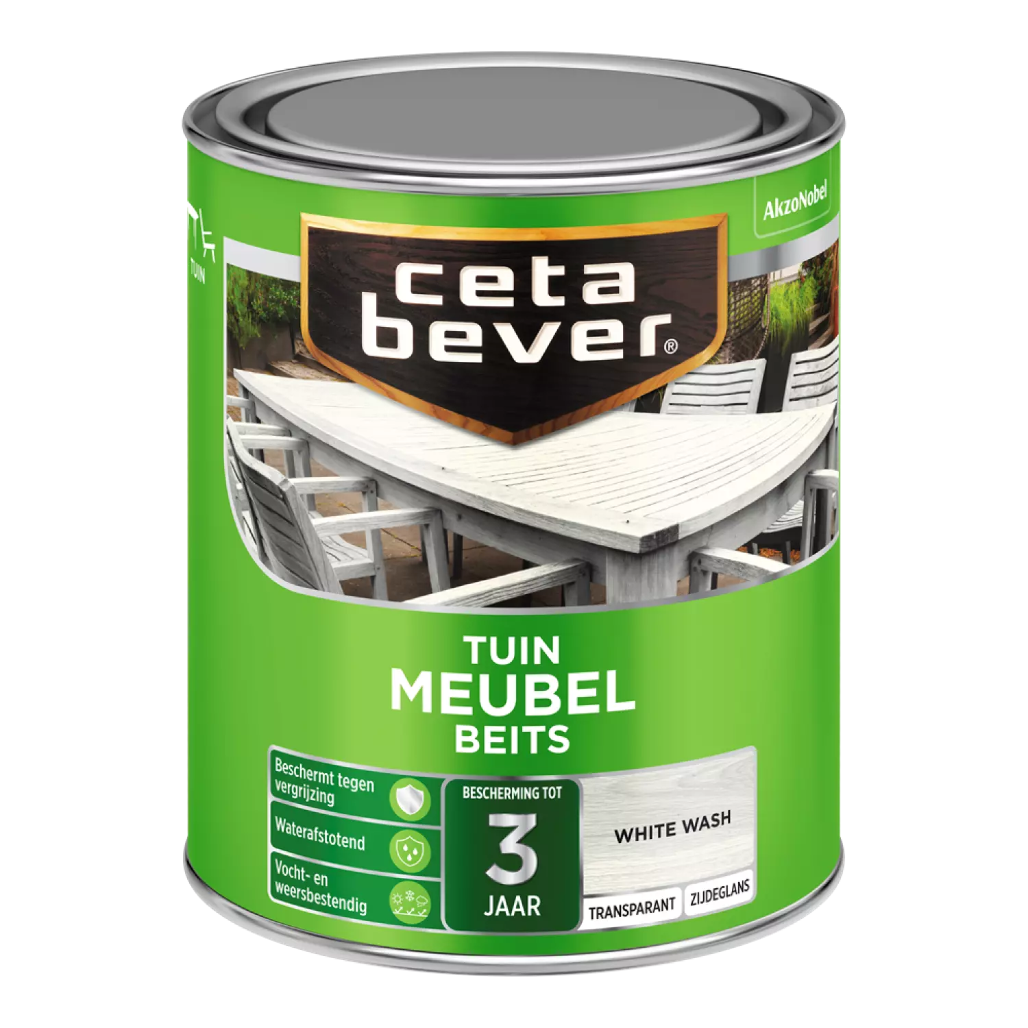 Cetabever Tuinmeubelbeits - White Wash - 750ml