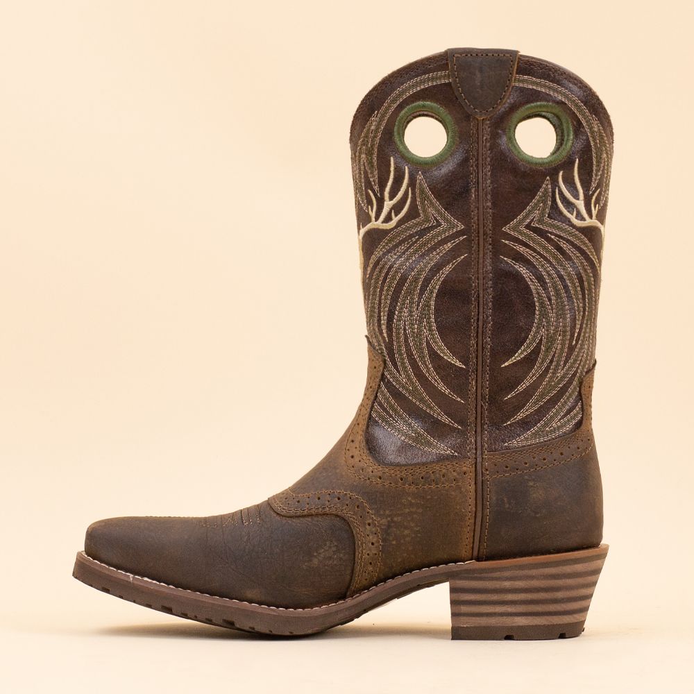 Ariat cowboyboots Hybrid Roughstock Antler