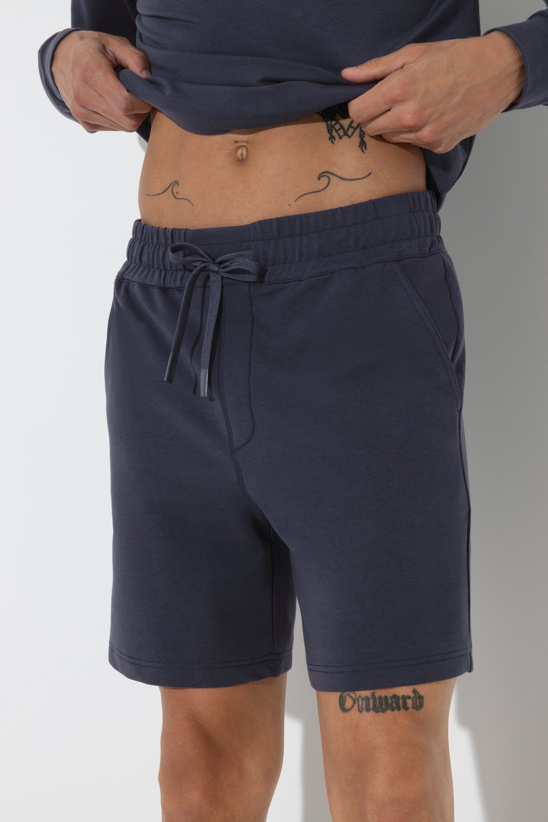Track Shorts<br>Serie Felpa Stretch