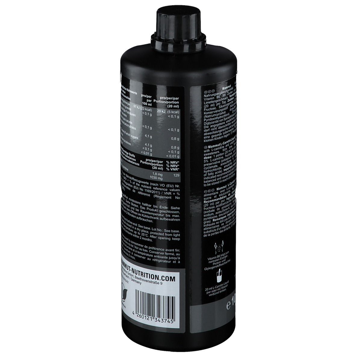 Mammut L-Carnitin Liquid, Limette