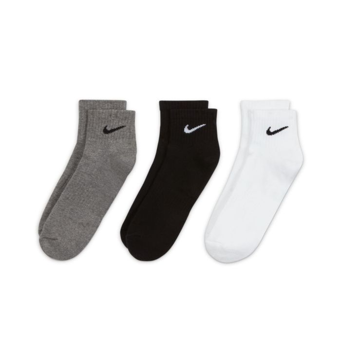 Nike Unisex Strømper Everyday Cushioned Ankle Socks 3-Pack Hvid