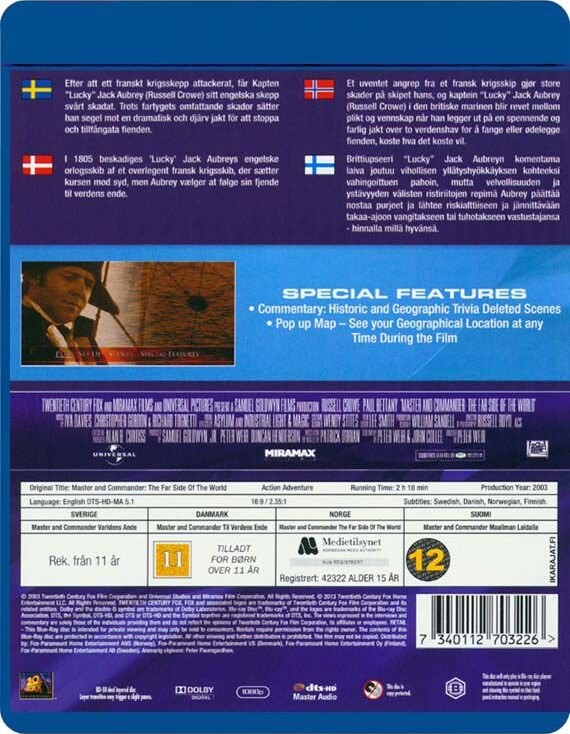 Master And Commander - Blu-Ray