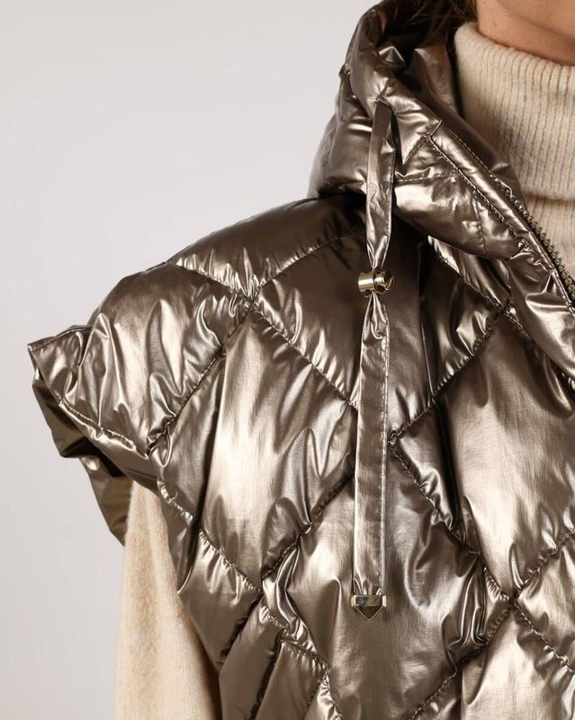 Nukus - Bodywarmer Willow - Taupe - Dames