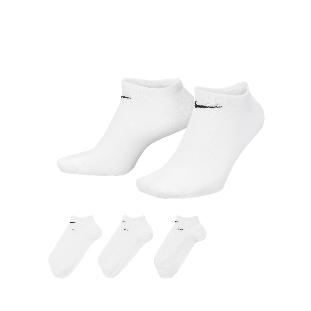 Meias Nike Lightweight No-Show (3 pares)