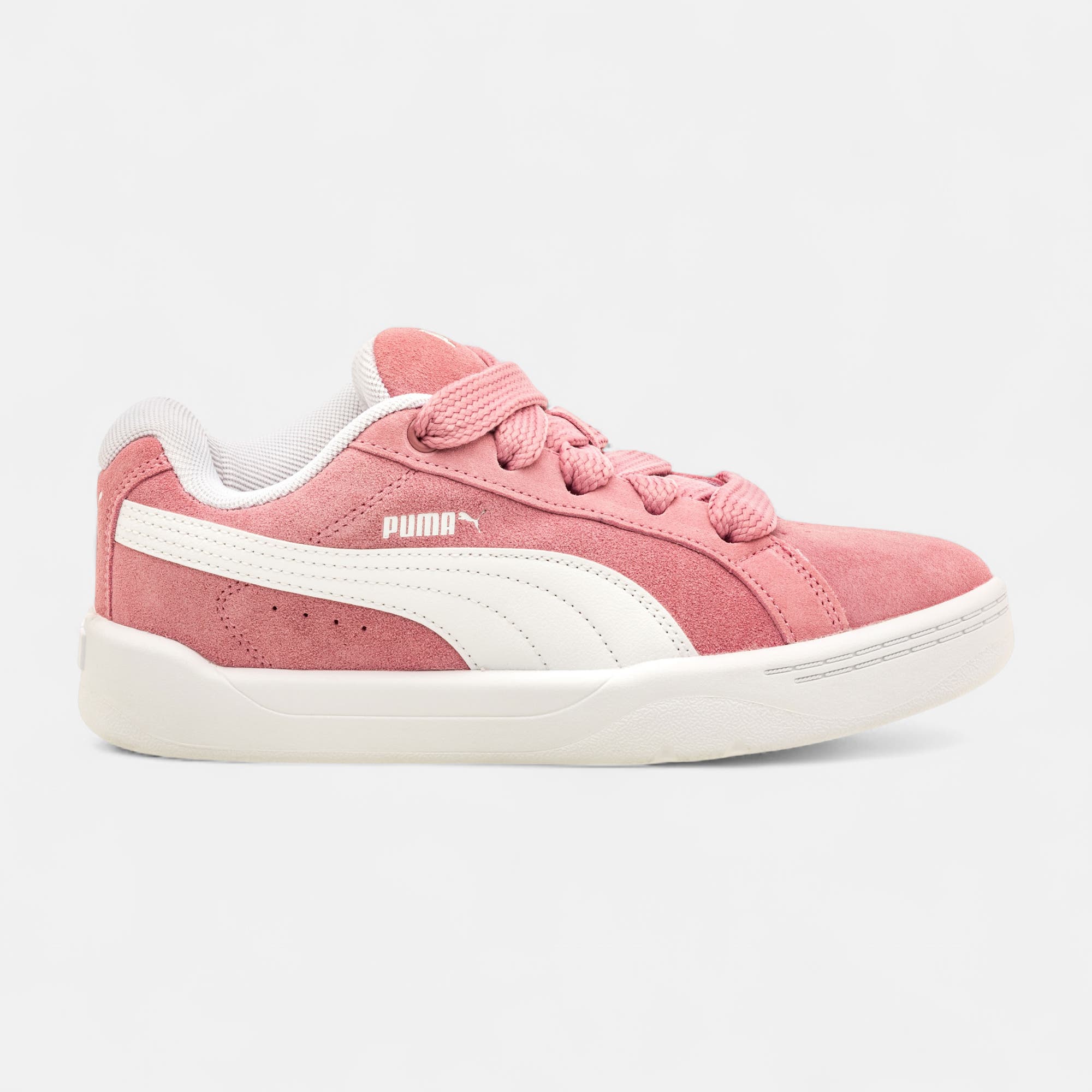 Sneakers Fille en cuir rose