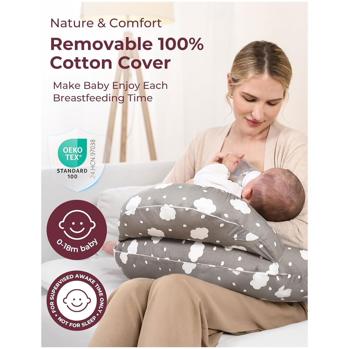 MomcozyMomcozy   Verstellbares Stillkissen