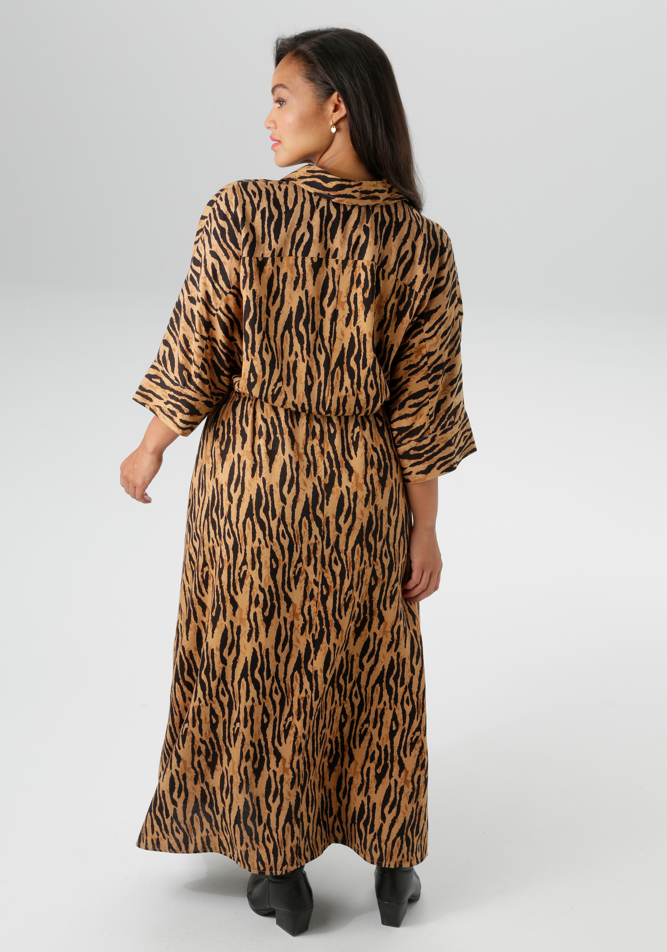 Aniston PLUS Blusenkleid in Tigermuster - NEUE KOLLEKTION