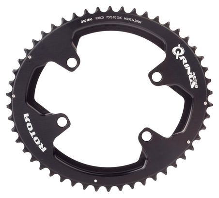 Plateau Ovale Rotor ALDHU 3D  Extérieur 4x110mm Noir