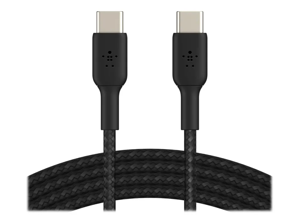 Belkin BoostCharge - USB-kabel - 24 pin USB-C (han) til 24 pin USB-C (han) - 1 m - sort