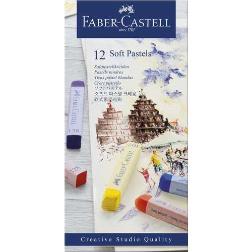 FABER-CASTELL Softpastell STUDIO QUALITY, Kartonetuis Softpastellkreiden