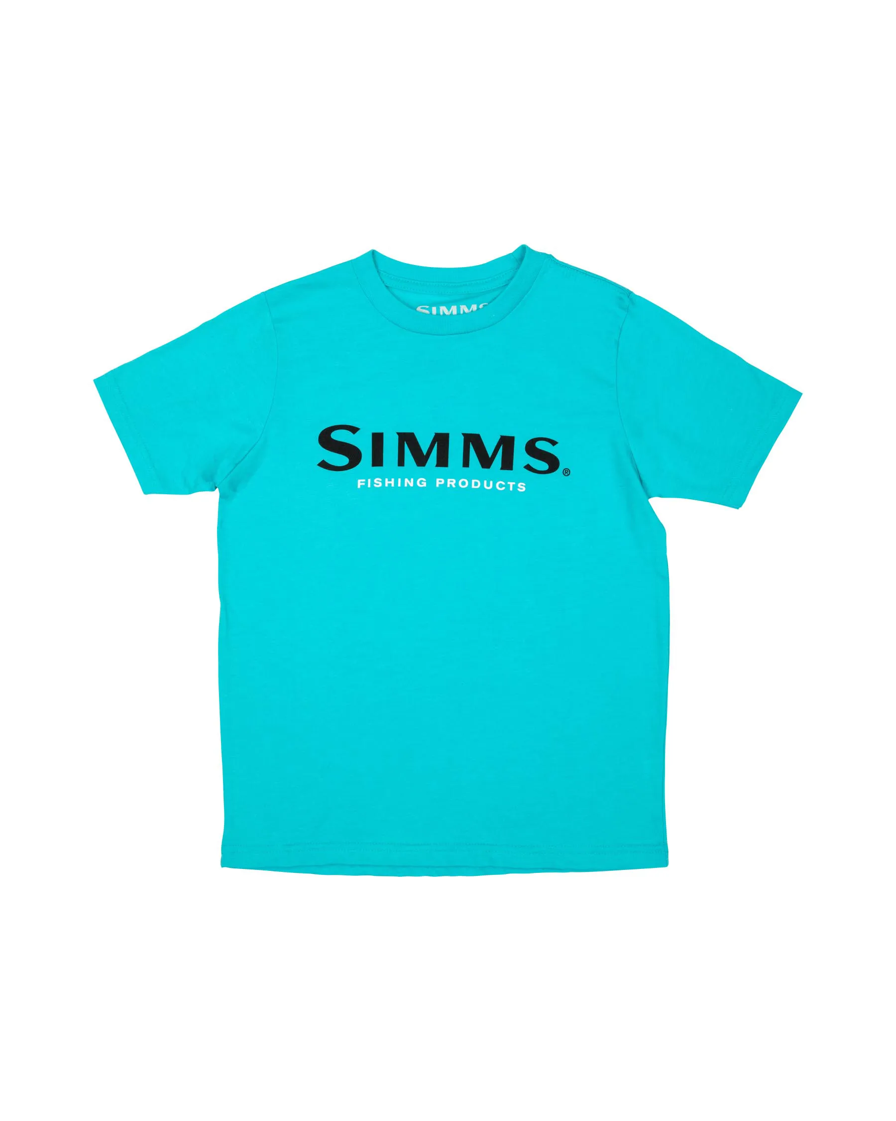 Simms Simms Kids Logo T-Shirt Tahiti Blue