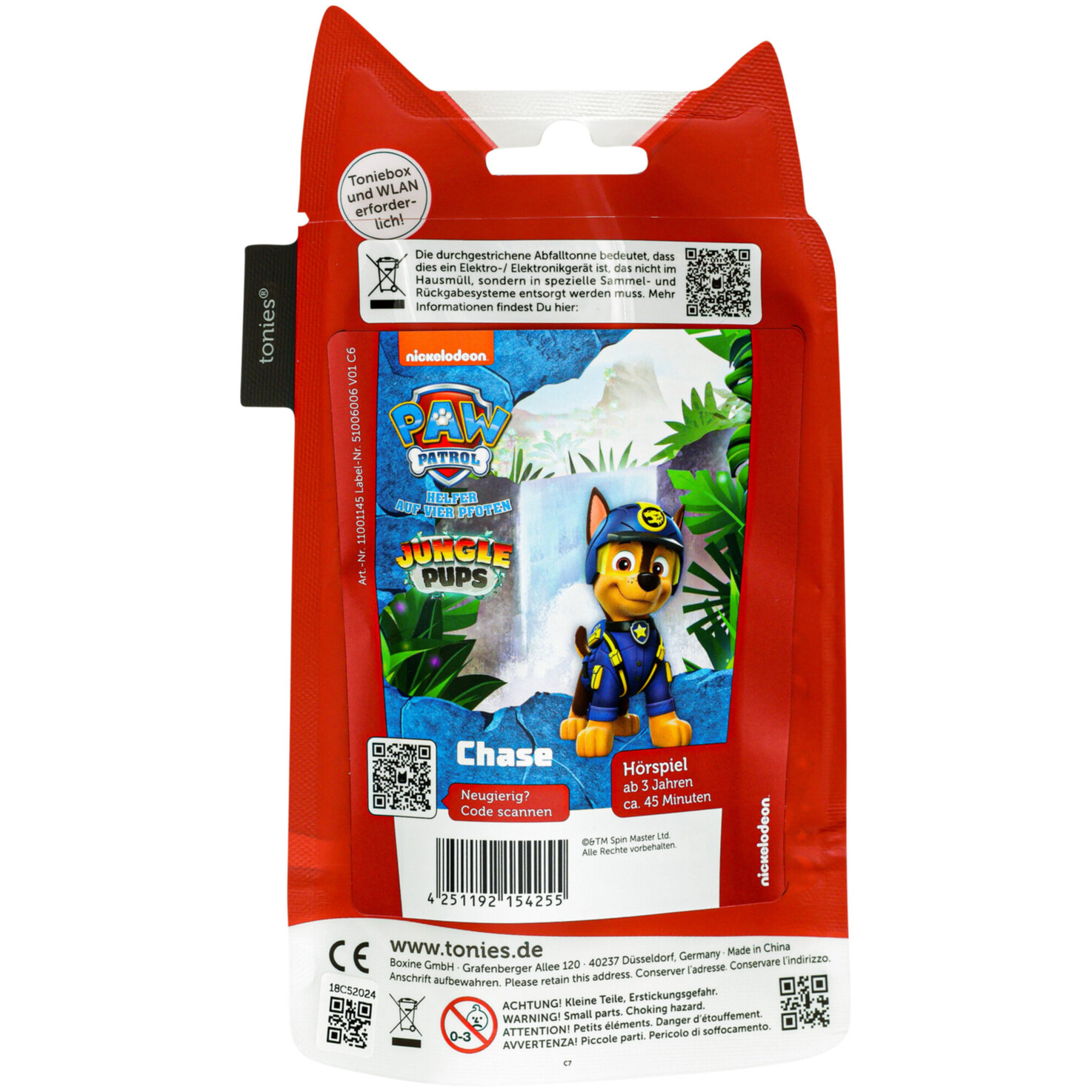 Tonies PAW Patrol - Jungle Pups: Chase (Deutsch)