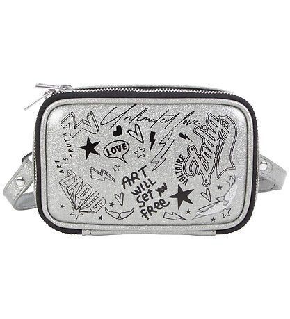 Zadig & Voltaire Umhängetasche/Gürteltasche - Klea - Silber Glit