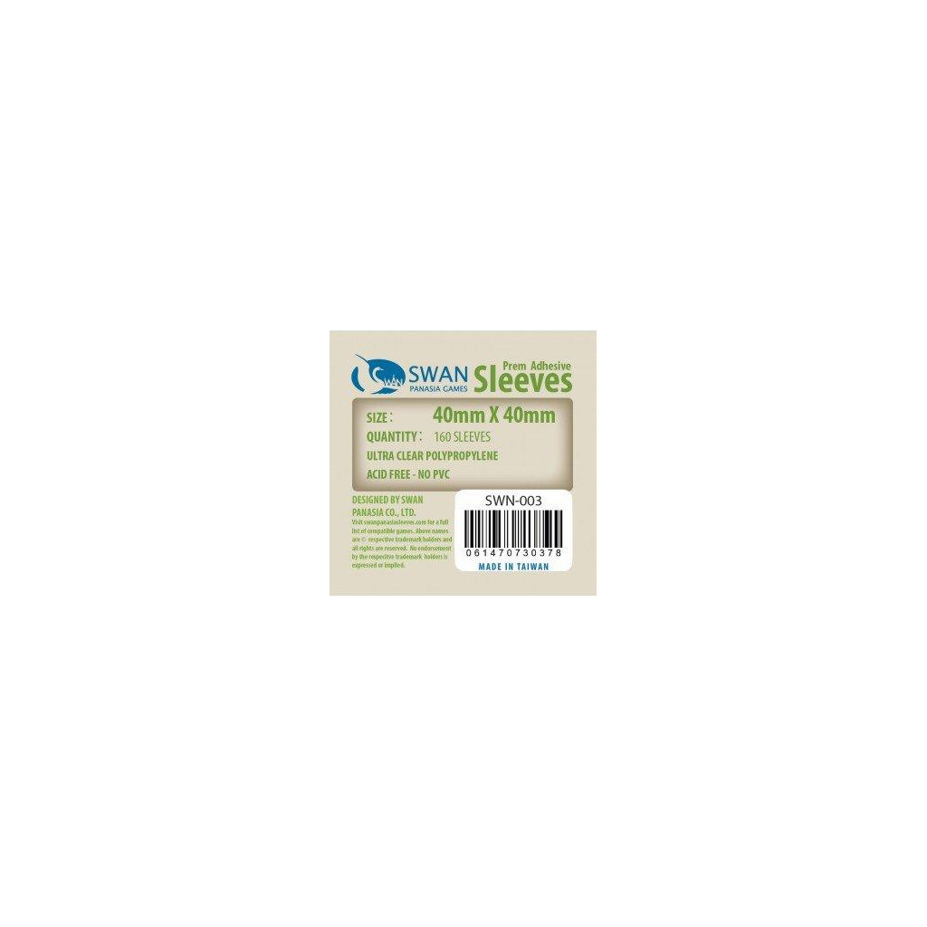 Swan Panasia - Card Sleeves Standard - 40x40mm - 160p