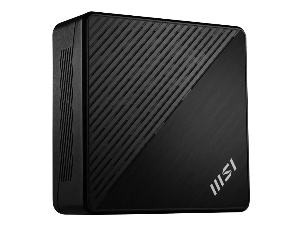 MSI Cubi 5 12M 020BDE - Barebone - mini PC - 1 x Core i7 1255U / op til 4.7 GHz - RAM 0 GB - Intel Iris Xe Graphics - Gigabit Ethernet, 2.5 Gigabit Ethernet, IEEE 802.11ax (Wi-Fi 6E), Bluetooth 5.3 - sort