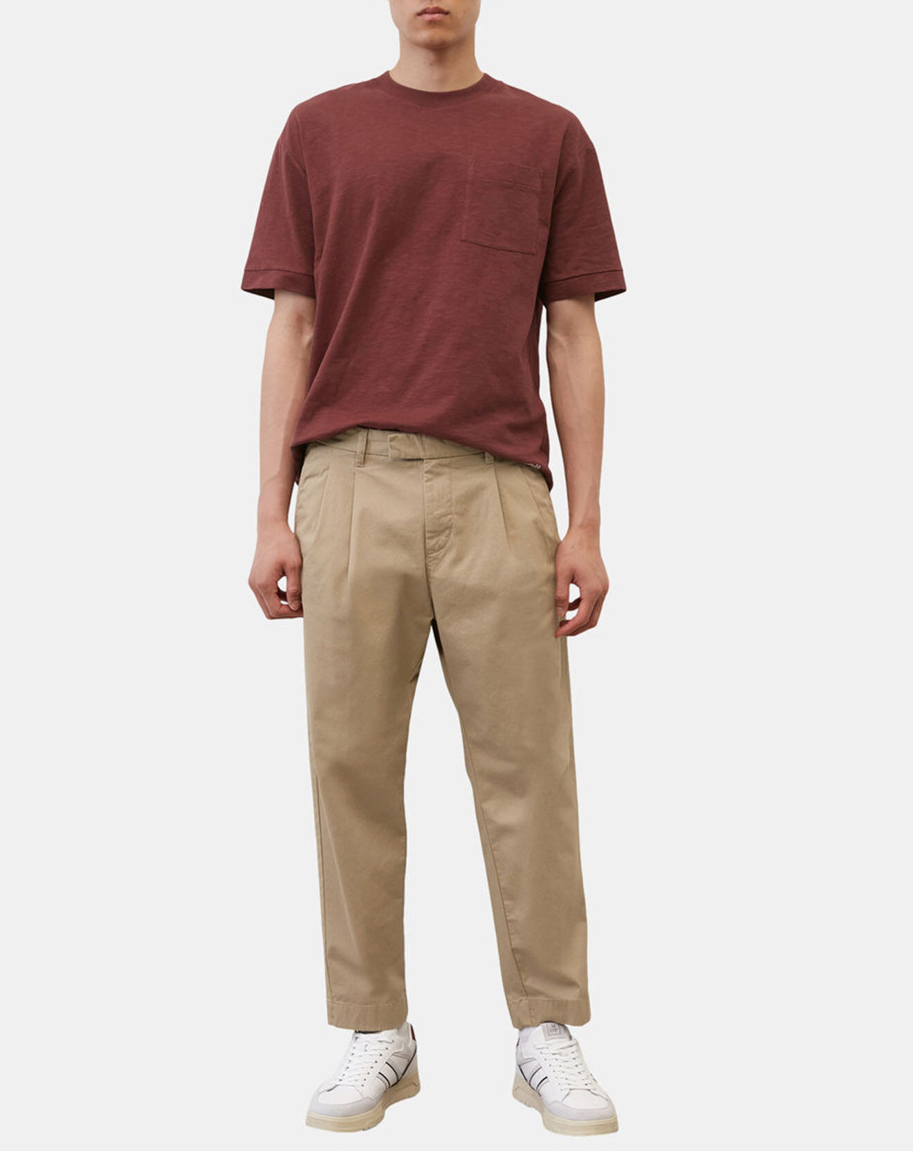 Marc O'Polo Pantalon Belsbo Pleats cropped