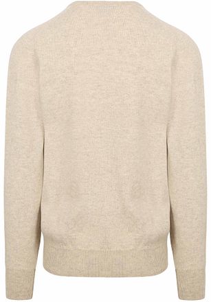 William Lockie V-Hals Lamswol Beige 7092DF-30 Linen kopen