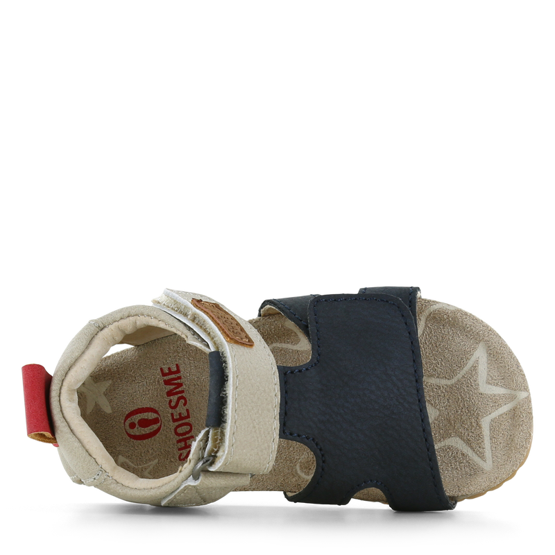 Shoesme taupe-blauw sandaaltje Microleer | Jongens schoenen