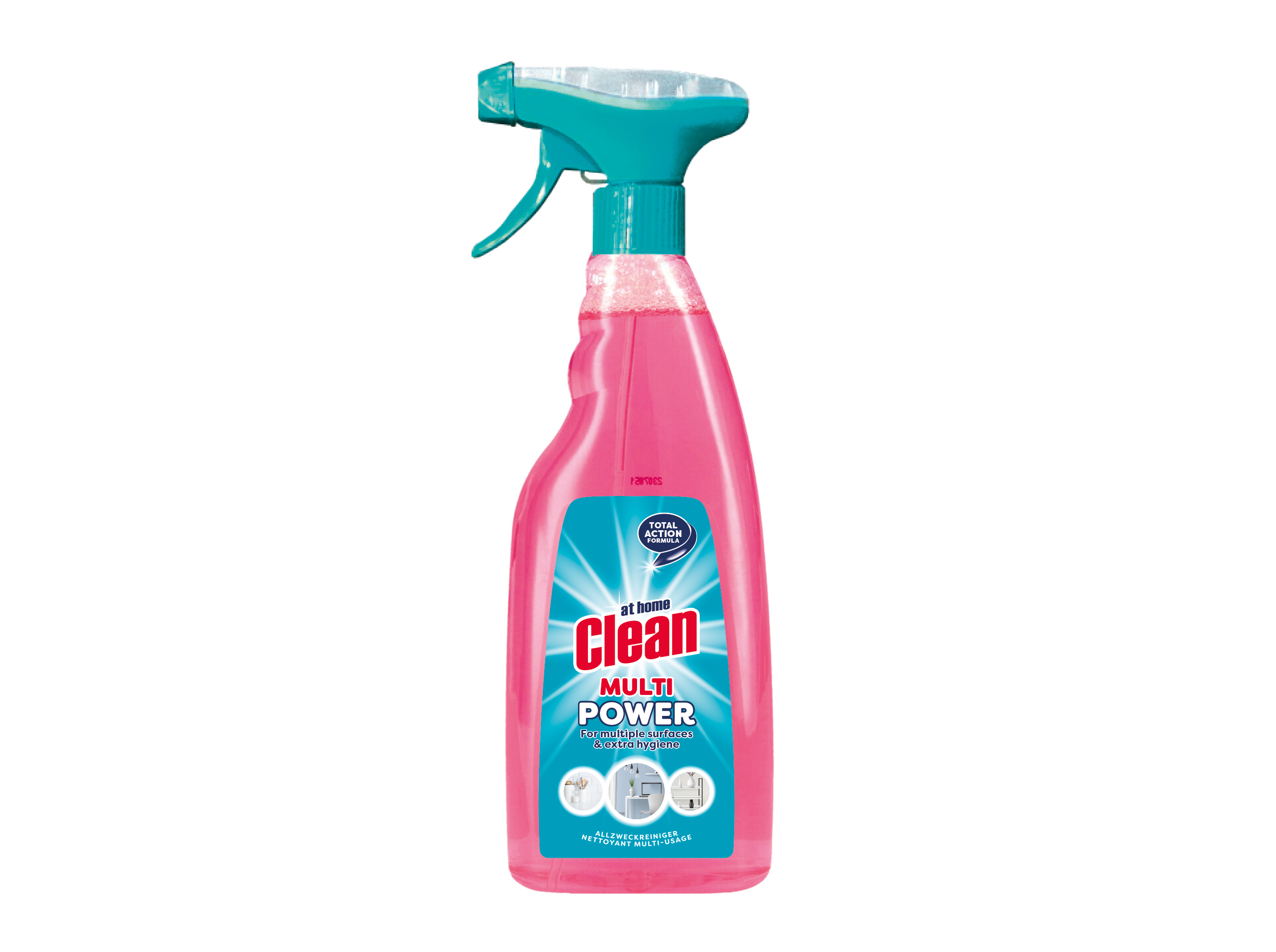SPRAY LIMPEZA AT HOME CLEAN MULTISUPERFÍCIES 750ML