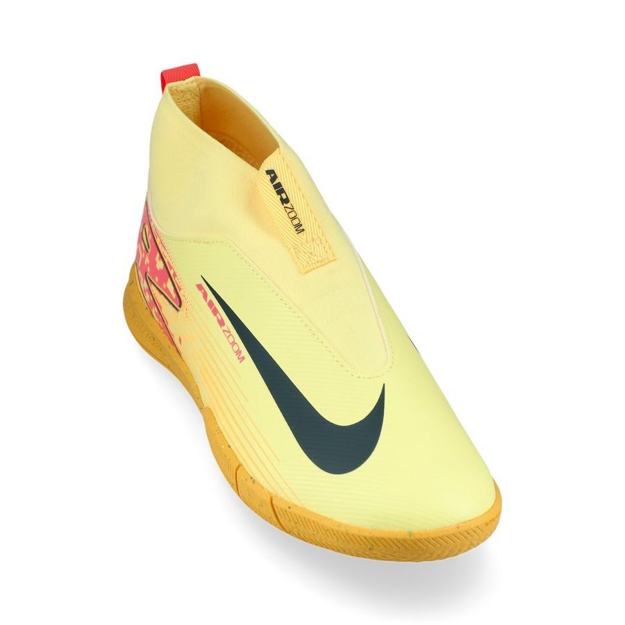 Nike Air Zoom Mercurial Superfly 10 Academy IC Mbappé Personal Edition - Orange/Bleu Enfant