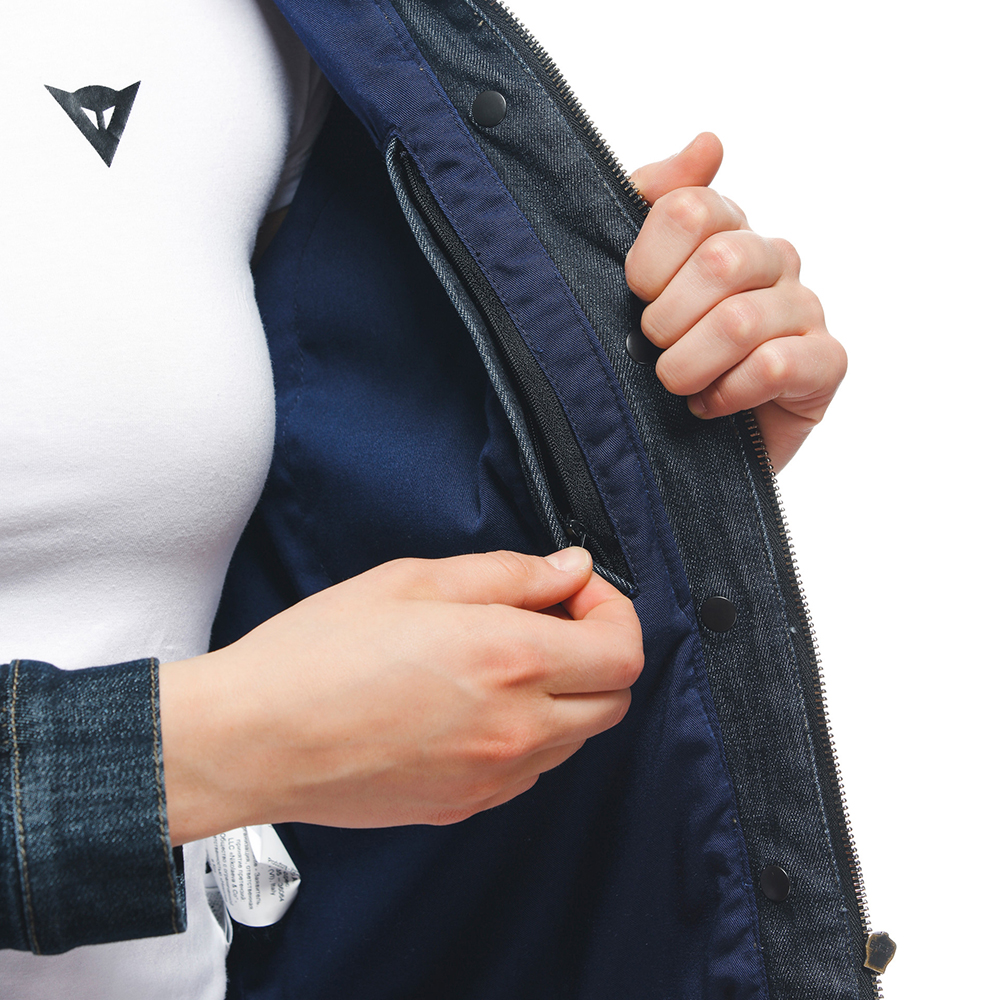 Dainese - Blouson femme Denim Lady Bleu