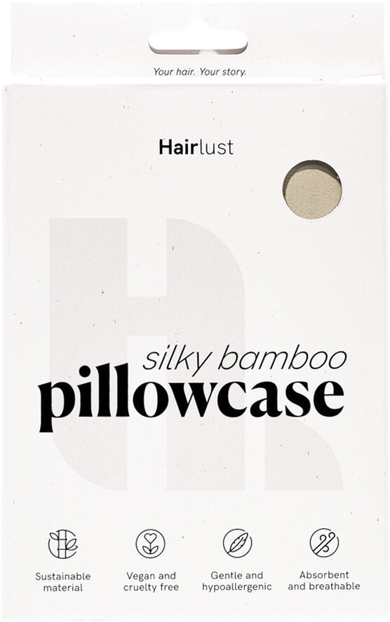 Hairlust Silky Bamboo Pillowcase Champagne 60x63/70cm